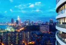View nhìn trung tâm Sài Gòn